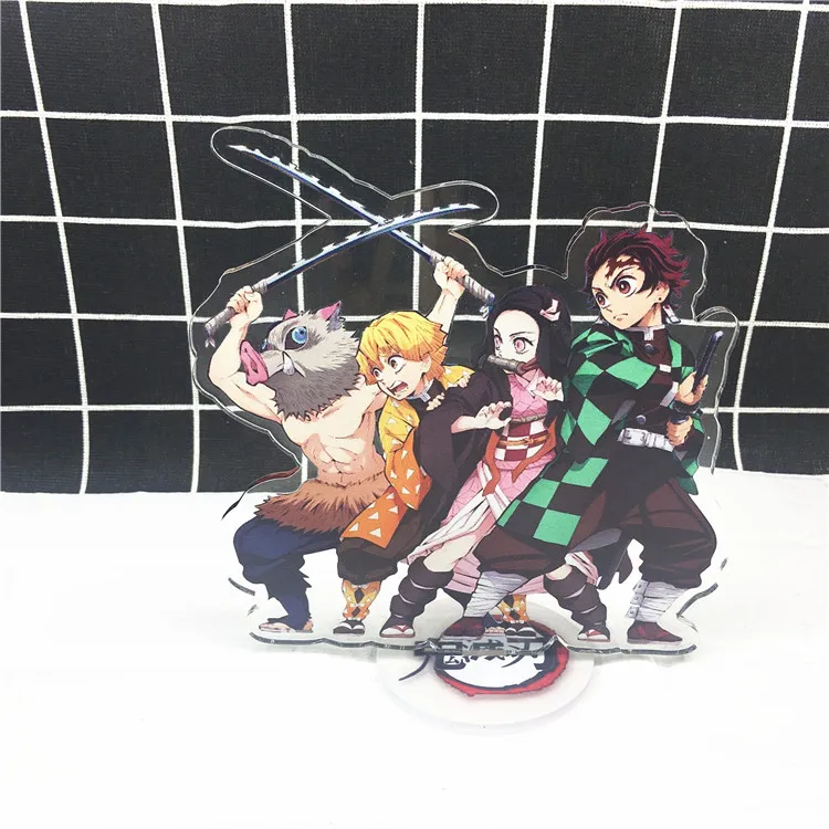 Аниме демон убийца Kimetsu no Yaiba брелок Kamado Tanjirou Hashibira Inosuke Tomioka Giyuu милый забавный мультфильм акриловый брелок