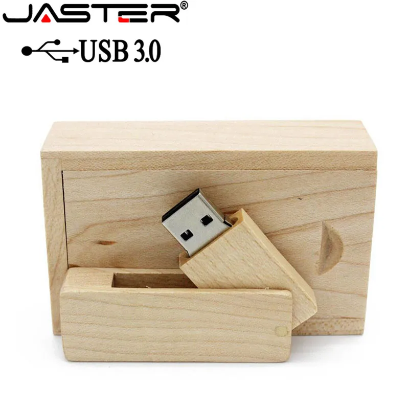 ASTER USB 3 0 деревянный usb + коробка флэш-накопитель 64 ГБ 16 32 4 Фотография Свадебные