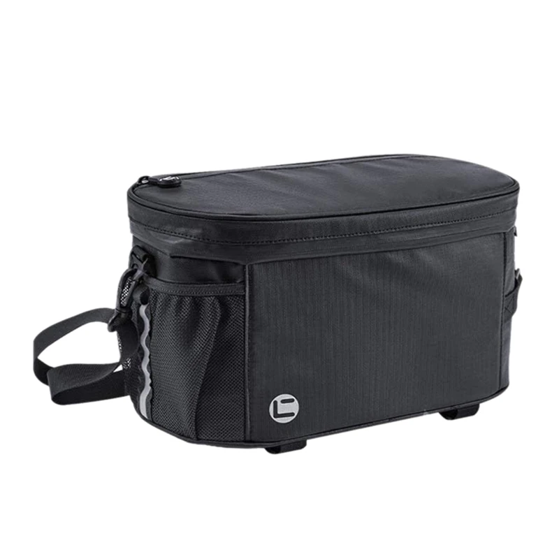 

HOT Bike Insulated Rack Bag 10L Multi Bike Trunk Cooler Bag Bicycle Rear Carrier Pack Reflective for Outdoor Traveling