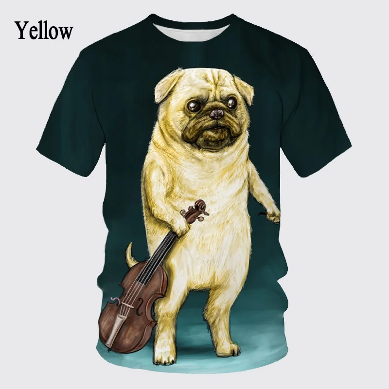 Летняя Модная рубашка топ рисунок немецкой овчарки на Хэллоуин 3D печать животные