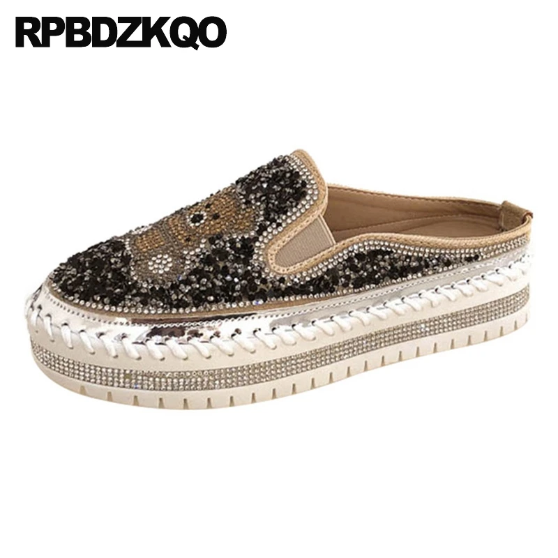 Милые женские кроссовки на толстой подошве лифтинг черные платформе с