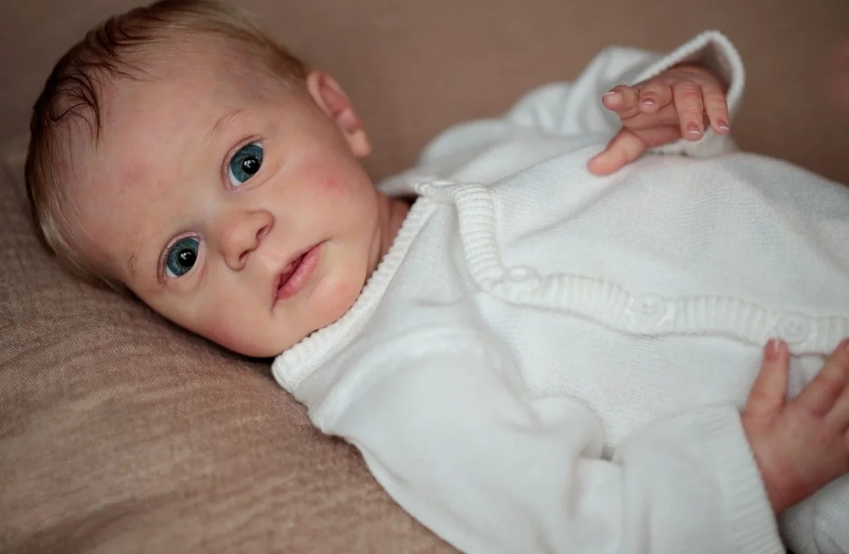 Цена Неокрашенная кукла-Реборн, 19 дюймов, мягкая на ощупь