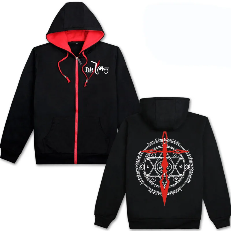Аниме Fate Stay Night Осенняя Толстовка Косплей линейка слуга Archer Saber EMIYA с капюшоном на