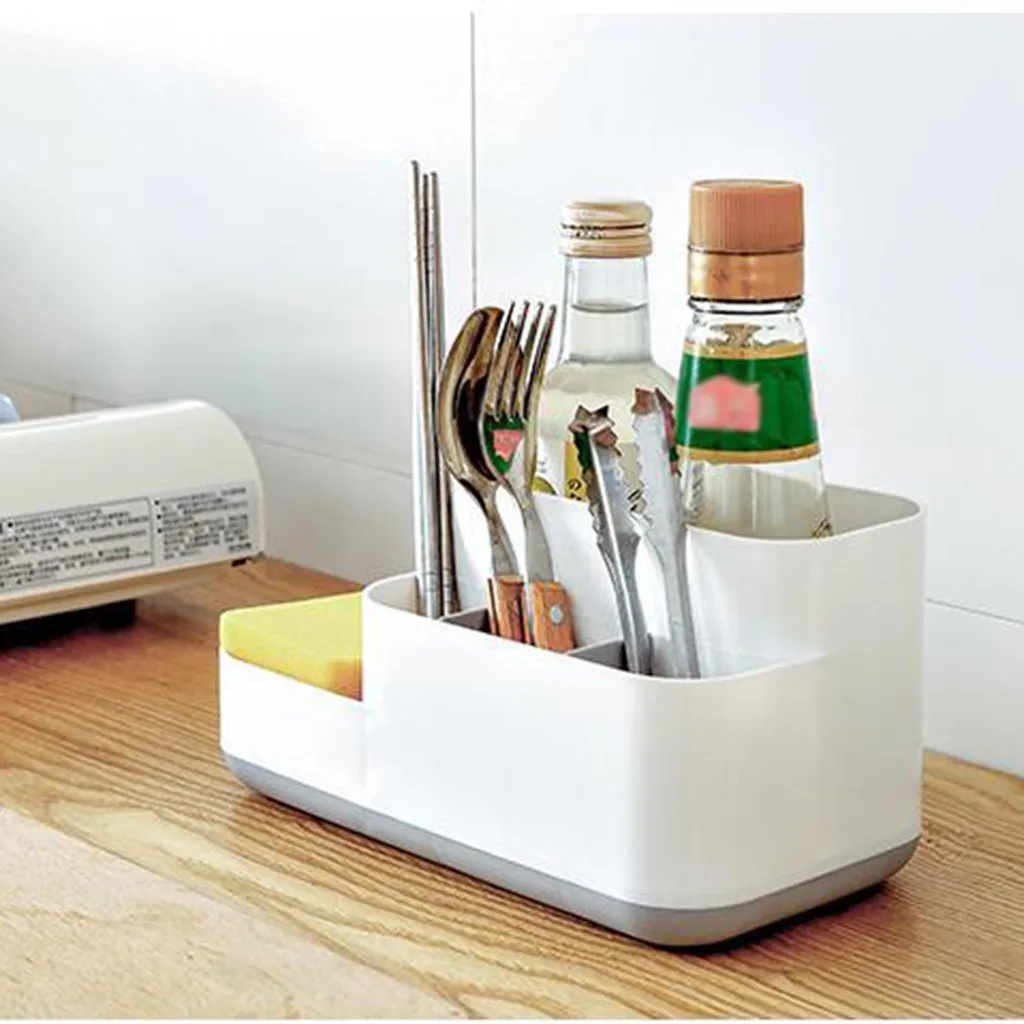 Настольная коробка для хранения мелочей кухонные ящики органайзеры специй