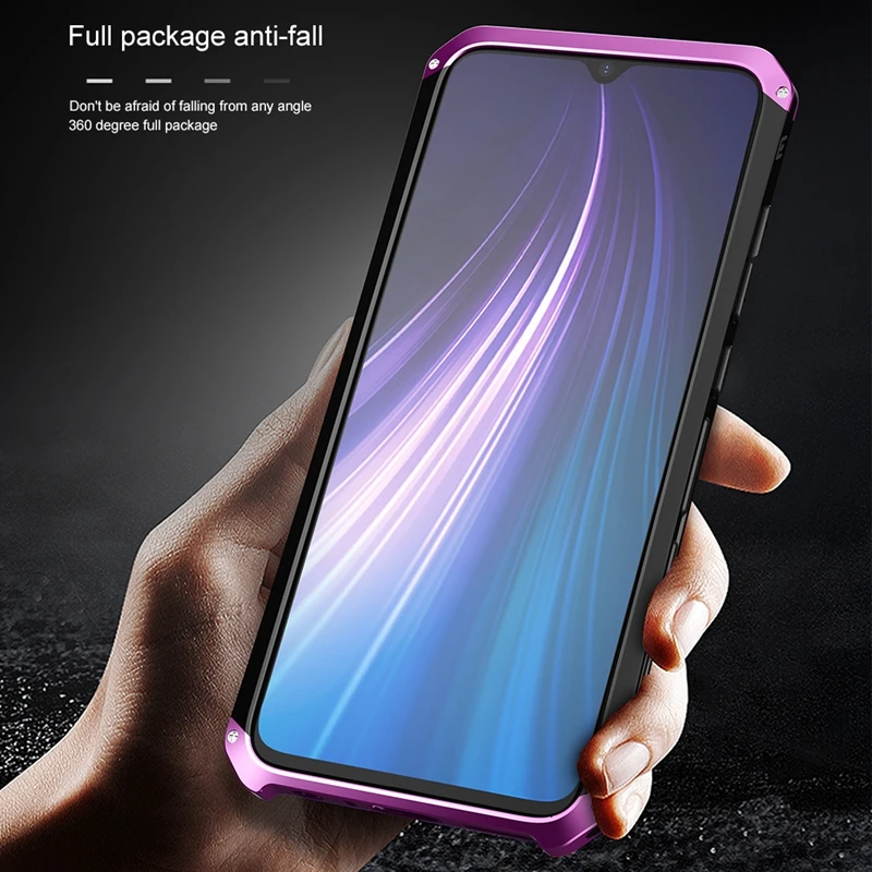 Чехол для телефона с металлической рамкой Ollivan Xiaomi Redmi Note 7 8 чехол ПК Жесткий Mi 9 6 Pro