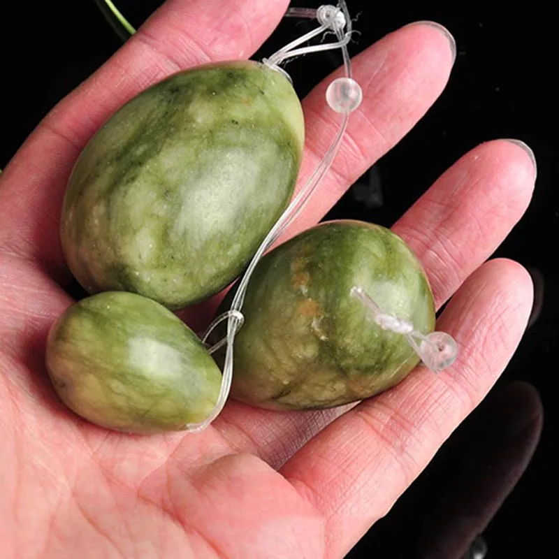 3 шт./компл. зеленый кварц Yoni нефритовый женский кигель тренажер массажер