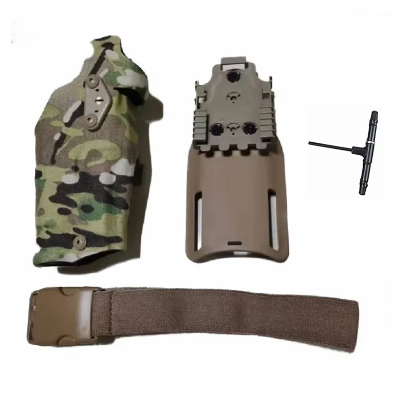 Кобура MC BK RG 63DO Glock17 X300 кобура с адаптером быстросъемная гетры набор ремней