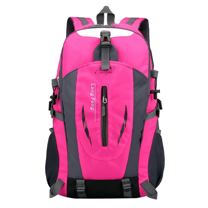 Litthing унисекс дорожные рюкзаки для улицы Mochila Masculina повседневные водонепроницаемые женские и мужские сумки для мужчин - Цвет: rose red A
