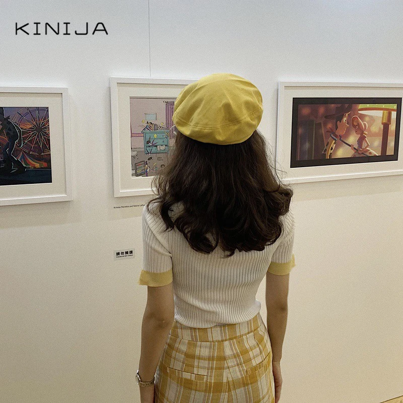 Кепка берет однотонная для мальчиков универсальная газетная шапка художника в