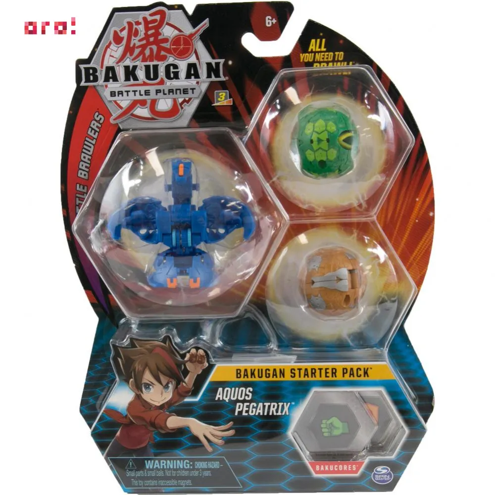 Spin Master Bakugan 6045144 Бакуган стартовый игровой набор Aquos Pegatrix |