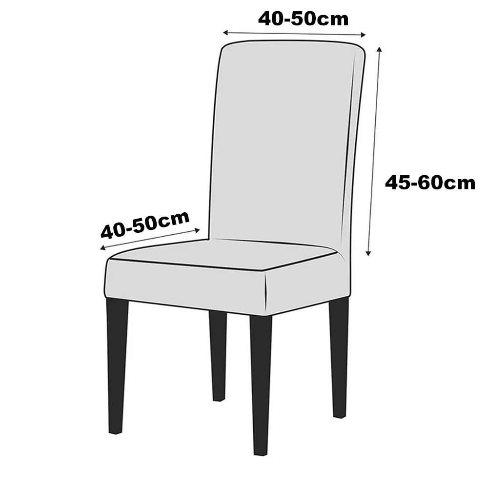 

Solid Color Spandex Chair Covers for Home Dining Chairs Hotels Wedding Celebrations Banquet Party Decoration Elastic Chair Cover