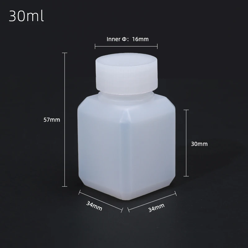 Флаконы для лосьона из ПЭНД, 10 шт., портативные квадратные дорожные флаконы пустая бутылка для шампуня, мини многоразовый косметический контейнер