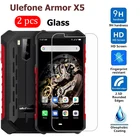 Закаленное стекло для Ulefone Armor X5 2 шт., протектор экрана для Ulefone Armor X 5 9H, твердая Взрывозащищенная защитная пленка