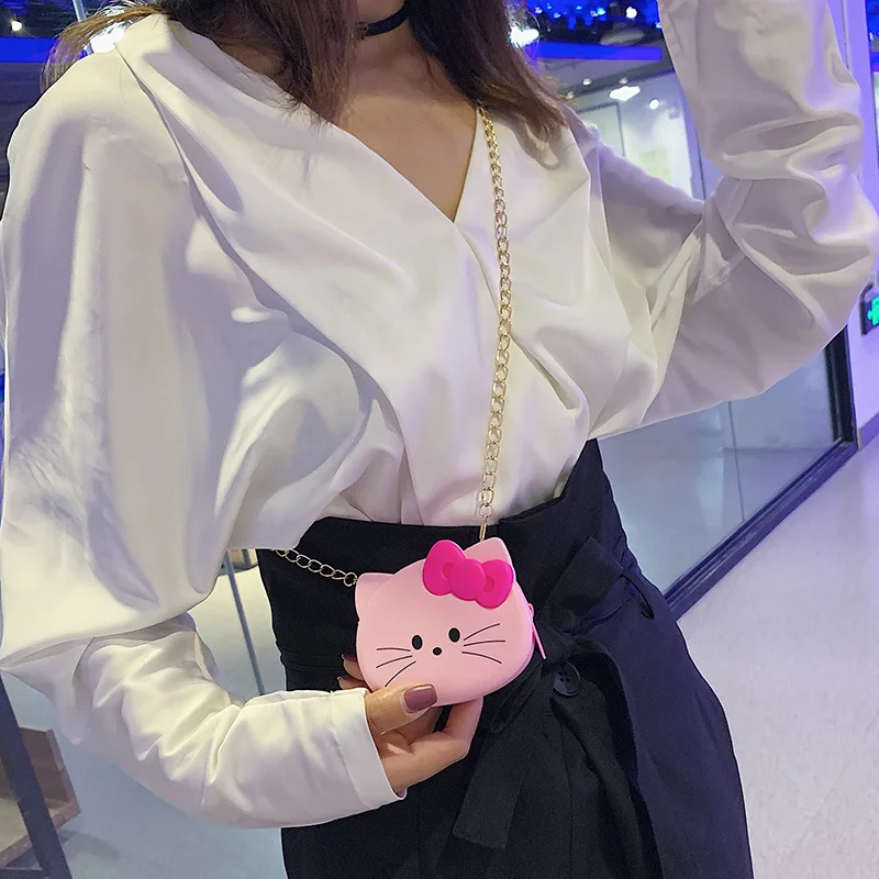 Новый милый женский миниатюрный стиль пакет для 2019 губная помада кошка