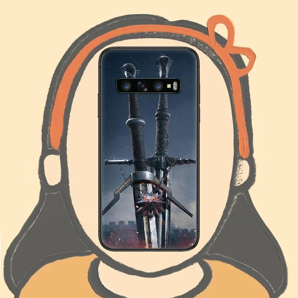 

Witchers game Phone Case For Samsung Galaxy Note S 8 9 10 20 Plus E Lite Uitra black Hoesjes Silicone Cell 3D Coque Soft Etui