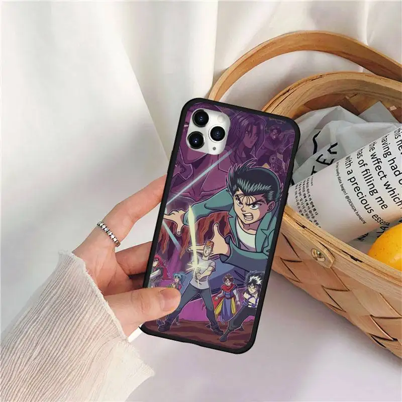 

Yu Yu Yuyu Hakusho anime Phone Case for iPhone 11 12 pro MINI XS MAX 8 7 6 6S Plus X 5S SE 2020 XR