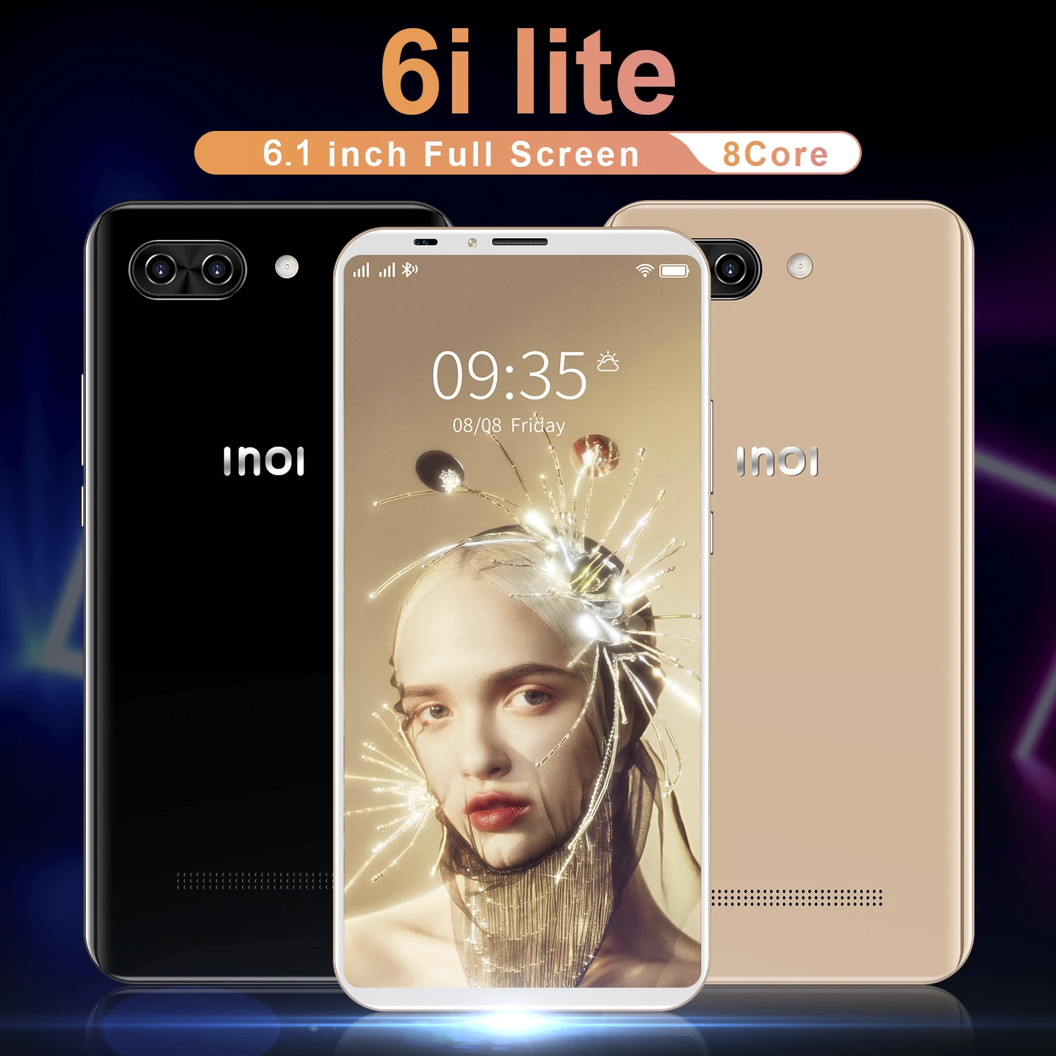 Российский смартфон CECTDIGI Inoi 6i Lite Оперативная память 2 ГБ + Встроенная 16 Гб