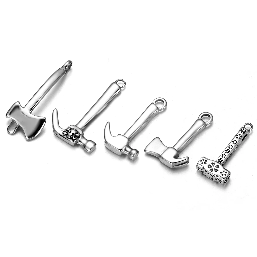 Кожаный шнур из нержавеющей стали крючки молоток коннектор с черепом