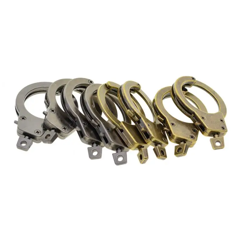 

8Pcs Steampunk Key Ring with Swivels Hook Metal DIY Key Chains Accessories Keyring Hanging Buckle Keychain Split Ring