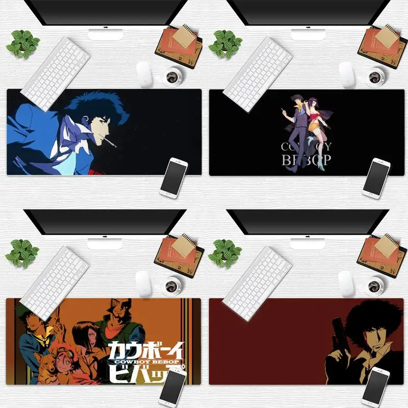 

Коврики для мыши Cowboy Bebop, компьютерный коврик для мыши, Настольный коврик для геймеров, большой коврик для мыши для офиса, нескользящий коври...