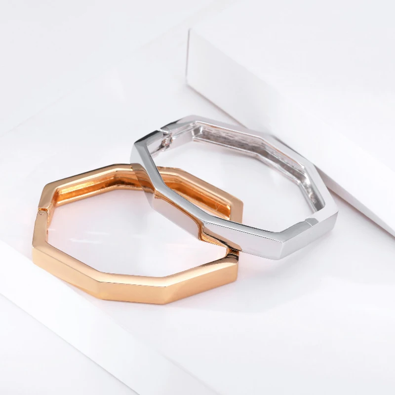 Женское ювелирное изделие подарок Восьмиугольный браслет с ромбовидным узором