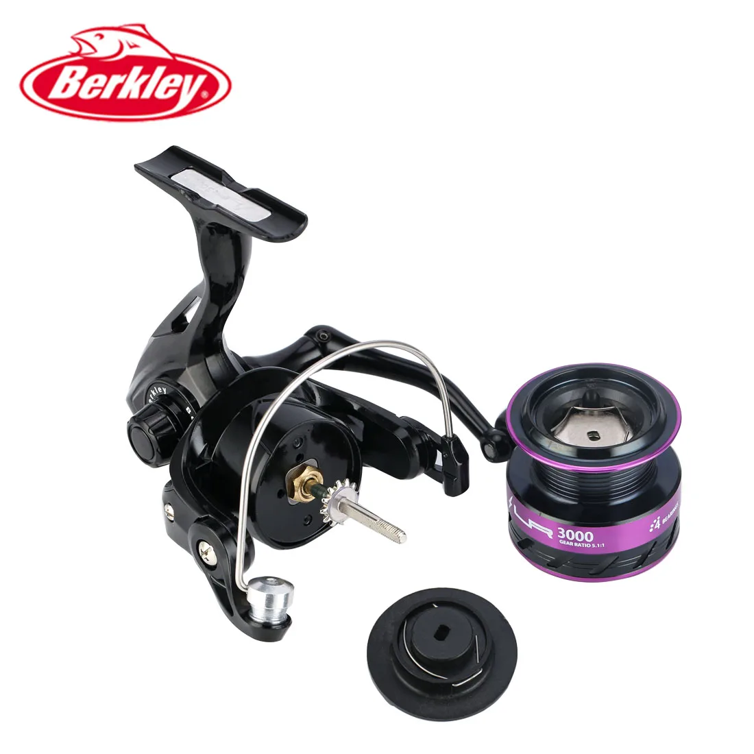 Berkley LR Lightning Спиннинг рыболовная Катушка 5 2: 1 1: 0: 4BB 800-4000 Сверхлегкий тела для
