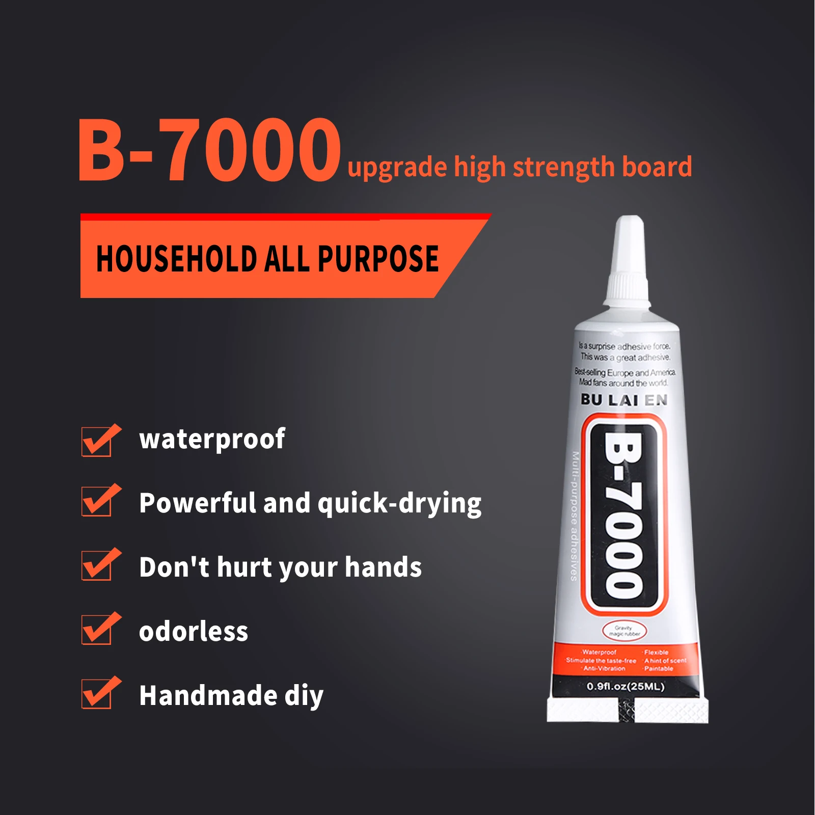 

B-7000 1 Pcs B-7000 Glue Multi Purpose Glue Jewelry Adhesive Glue Acrylic rhinestones Diy handmade Fabric bonding Adhesive Epoxy