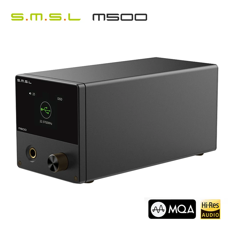 SMSL M500 MQA USB ЦАП усилитель для наушников ES9038PRO чип RCA оптический Caoxial аудио декодер усилители DSD Mini XMOS XU-216