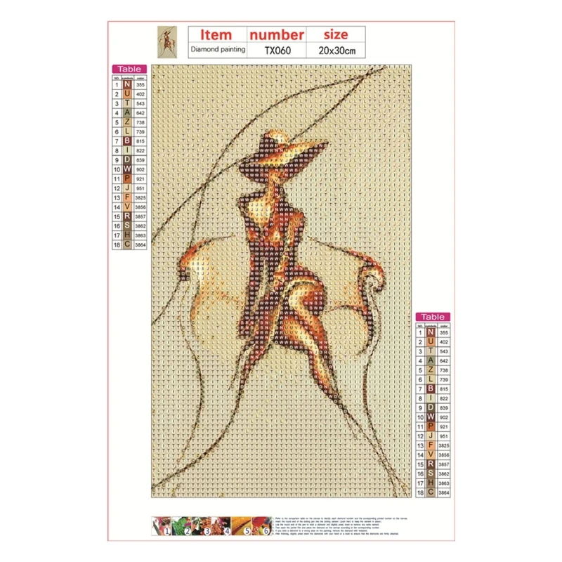 

Character DIY 5D Full Drill Diamond Painting Embroidery Cross Stitch Kits Rhinestone Wall Home Decoration