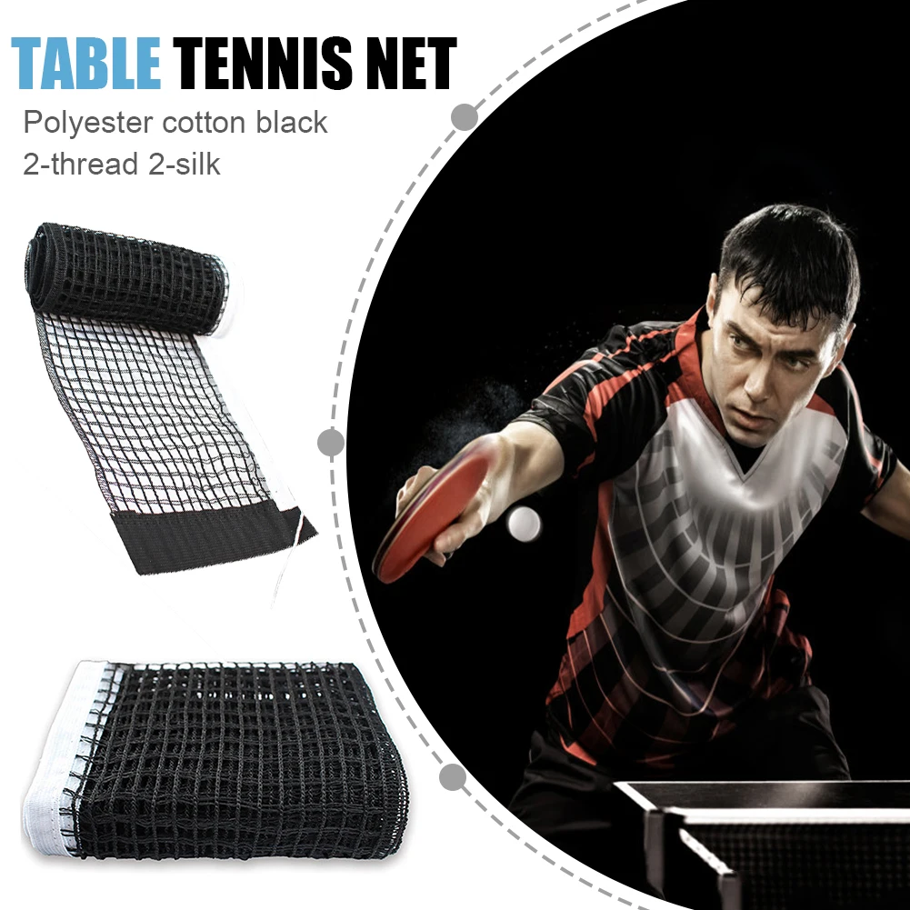 

Table Tennis Net Ping Pong Sports Equipment Accessories Rack Replacement Mesh for Outdoor Easy Sporting Decoration