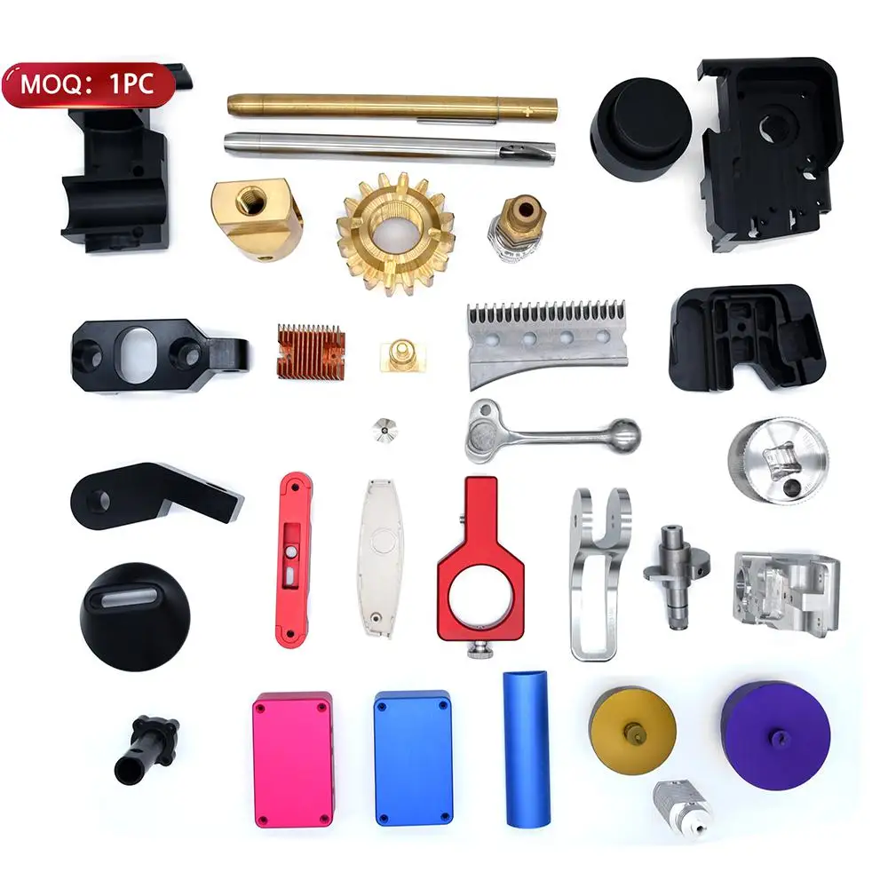 

OEM custom small metal parts stainless steel aluminum brass CNC turning milling prototype CNC machining
