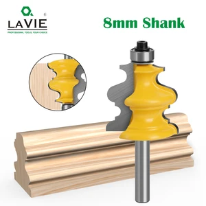 Фреза LAVIE MC02073 для работ по дереву, Концевая фреза 8 мм, для торцевых работ