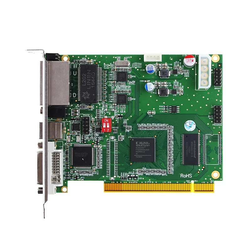 Linsn DS802d синхронная отправка карты светодиодный видео контроллер работает с rv908m32