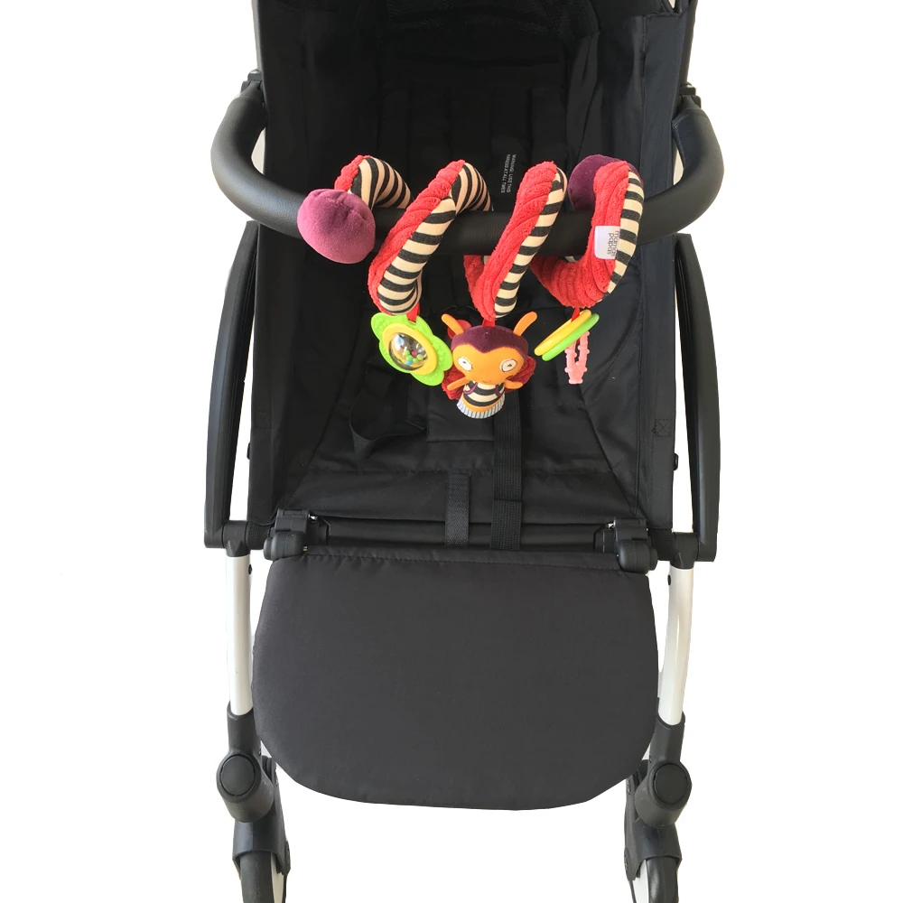 Baby Stroller Accessories Armrest Leg Rest and Revolves Around Stroller Hanging Rattles Toy for Babyzen Yoyo Yoya