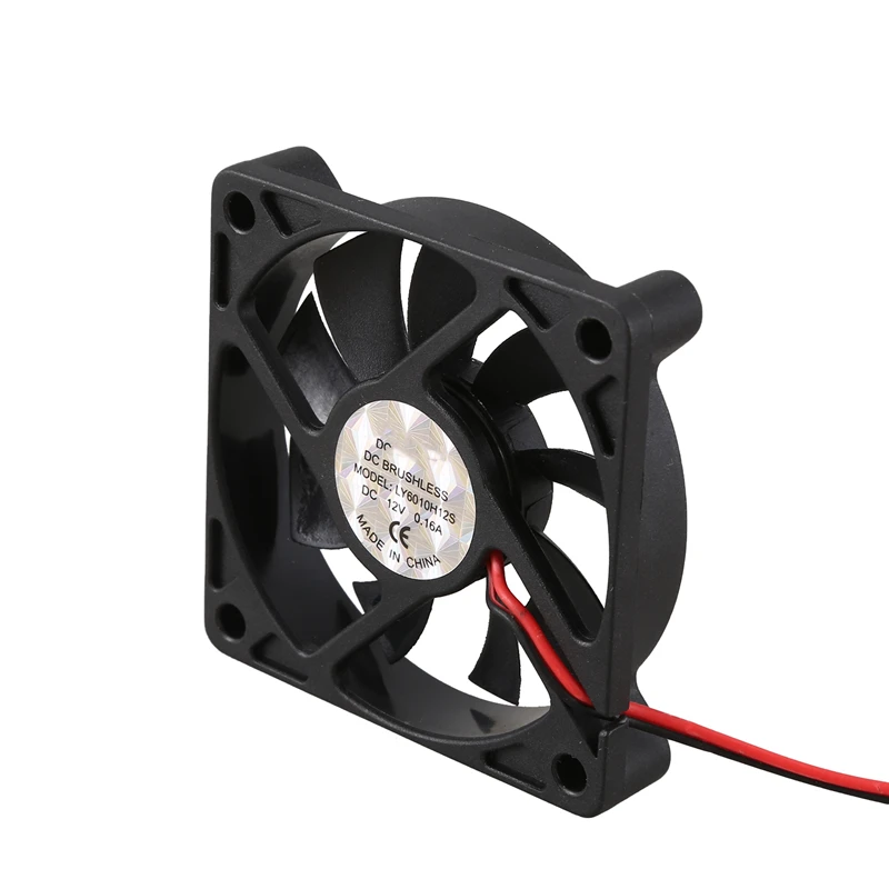 Настольный ПК чехол DC 12V 0.16A 60Mm 2 Pin охлаждающий вентилятор | Компьютеры и офис
