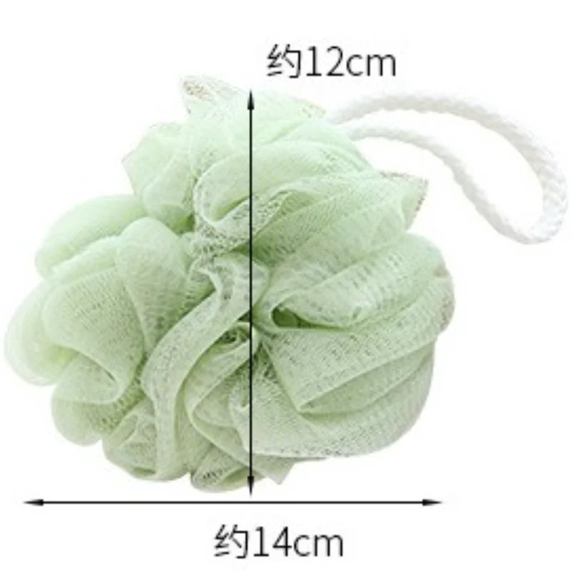 

1Pcs Shower Balls PE Plain Towel Body Exfoliating Portable Bath Shower Body Scrubber Easy To Clean Bathroom Tools