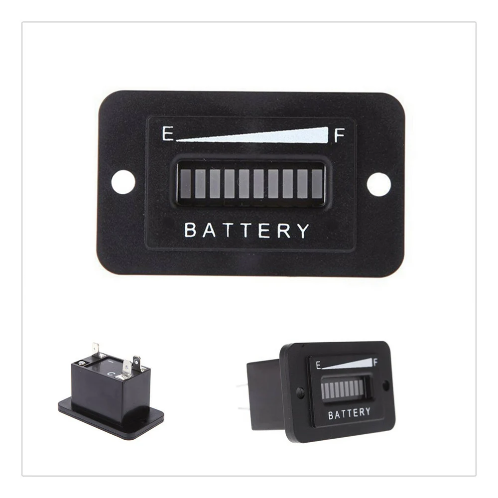 Индикатор заряда батареи 10 Светодиодный индикатор 6 120 В постоянного тока