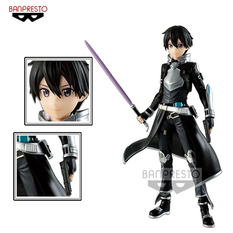 

Оригинальная аниме-фигурка Bandai, искусство меча онлайн, SAO GGO Kirigaya Kazuto, ПВХ экшн-фигурка, Коллекционная модель, игрушки для детей