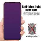 Матовое закаленное стекло для Xiaomi Poco X3 NFC X2 F2 Pro, синяя фиолетовая Защитная пленка для экрана Redmi K30 Ultra