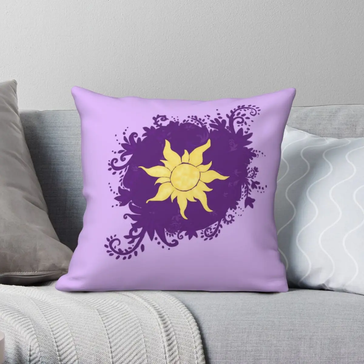 

Lost Princess Street Art Pillowcase Polyester Linen Velvet Creative Zip Decor Throw Pillow Case Sofa Seater Cushion Cover