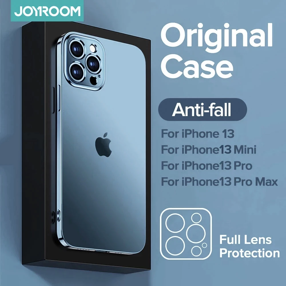 

Роскошный чехол Joyroom для iPhone 13, 12 Pro Max, ударопрочные чехлы из ТПУ и поликарбоната для телефона с полной защитой объектива, чехол для iPhone 13 Pro Max