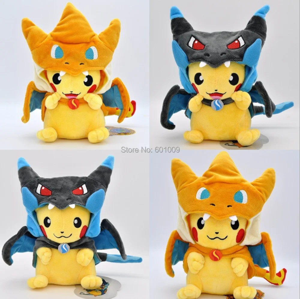 Плюшевая модная мягкая кукла с животными Pika Cosplay X Charizard Magikarp Brinquedo 20 25 см розничная