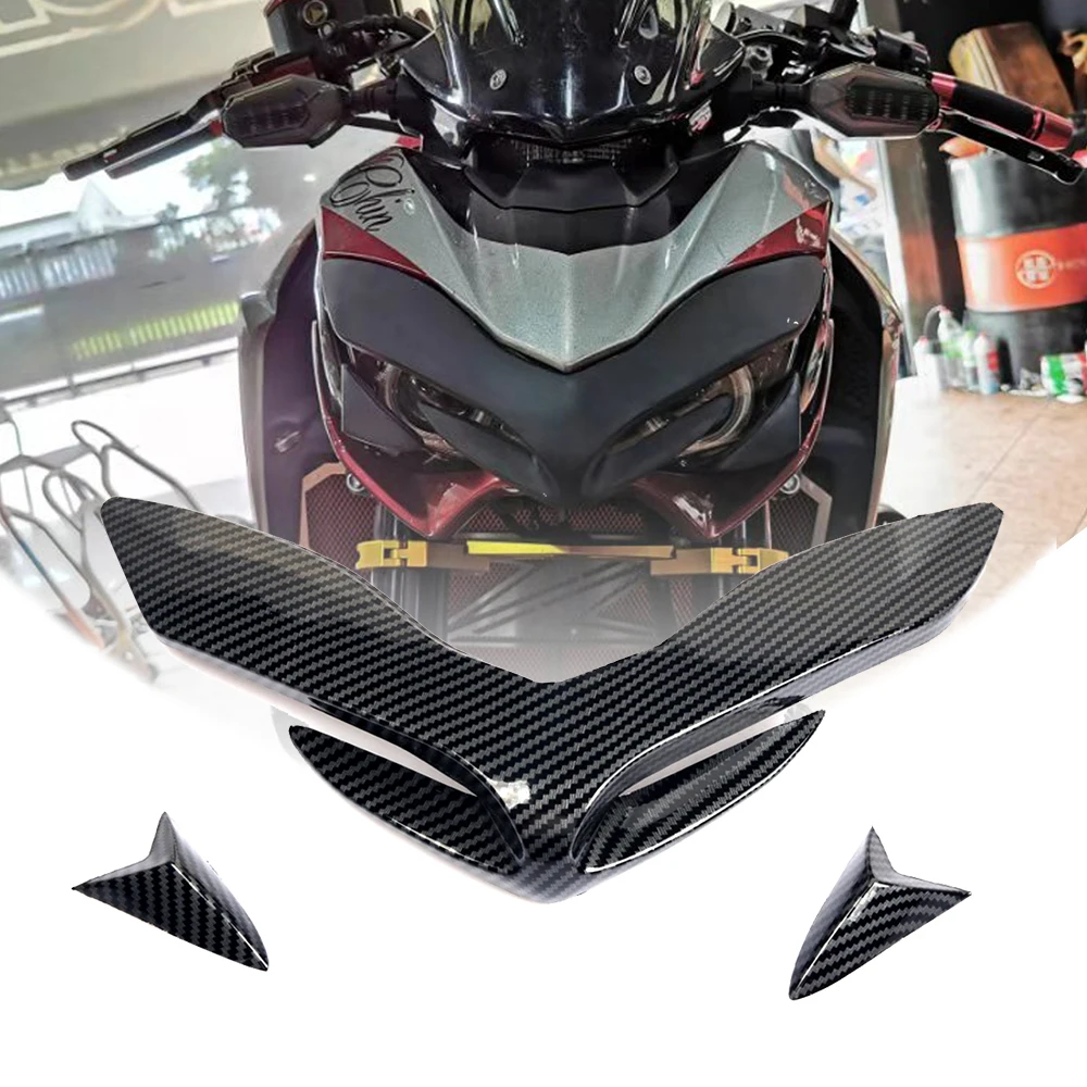 Переднее крыло для Kawasaki Z900 Z 900 2017 2019 обтекатель с аэродинамическими крыльями