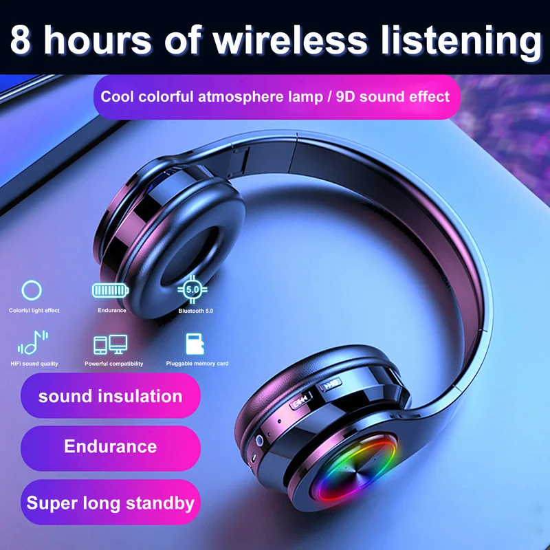Многофункциональная стерео Беспроводная тв гарнитура Bluetooth наушники с