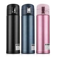 500ml vacuum on drink cup 304 stainless steel insulation bottle car business handy cup fashion bounce bottle vacuum flasks