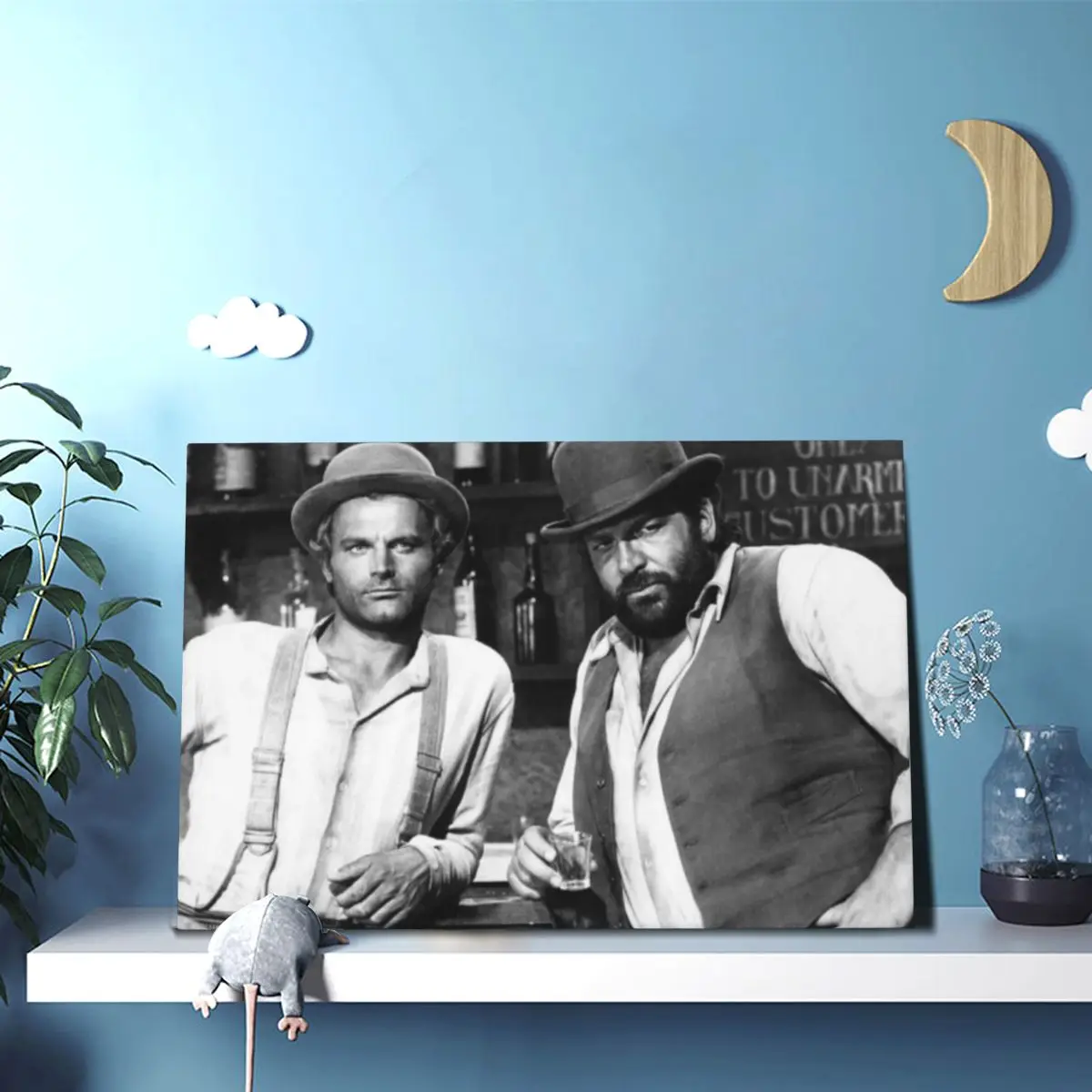 Постер с изображением бутона Спенсера теренса Хилла 6 Аниме домашний Декор