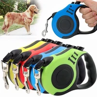 3m5m durable dog leash automatic retractable dog roulette nylon dog collar extension puppy walking running lead dog accessories