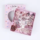 Заколка для волос детская, с цветами, 18 шт.Подарочная коробка