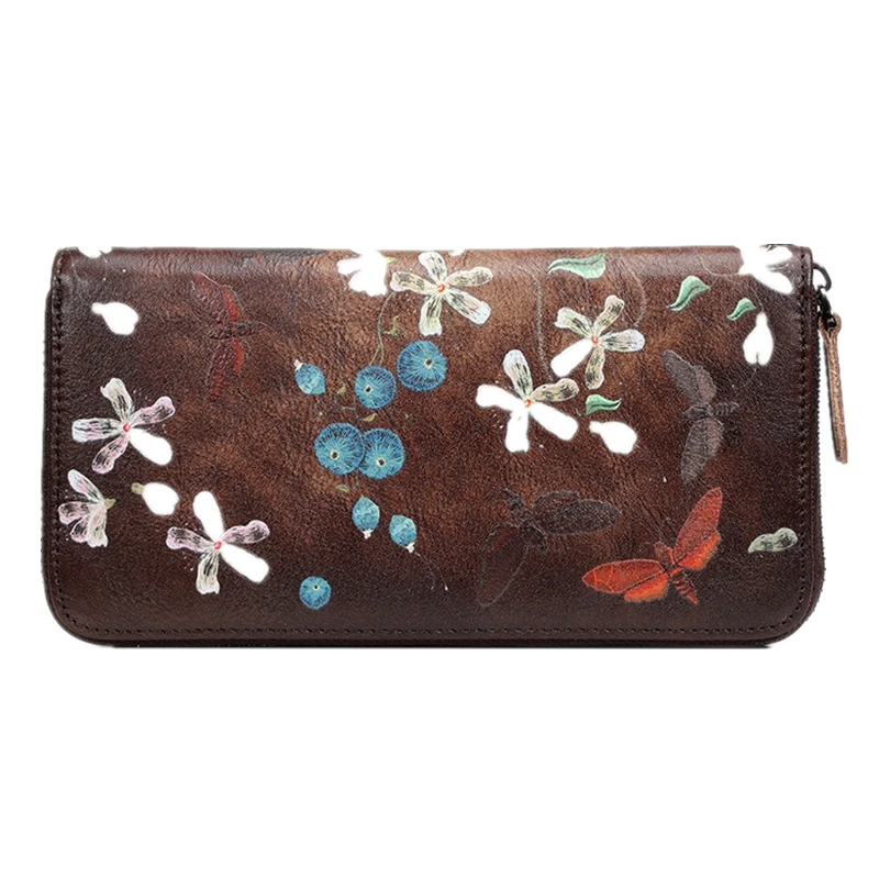 Новые женские кошельки удостоверения кредитные карты печать клатч на молнии