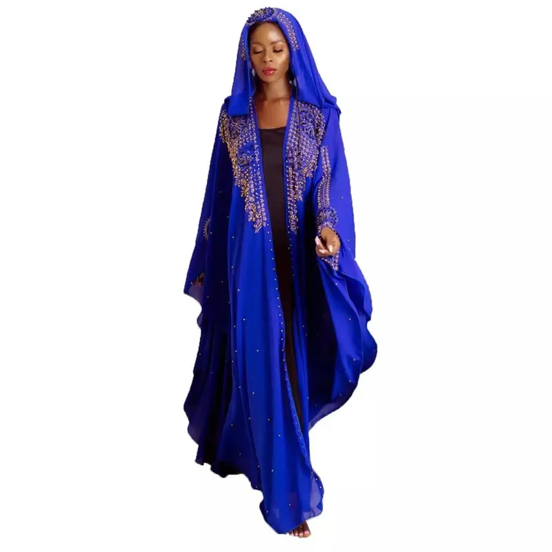 HOUSEOFSD, африканский дизайн, женское мусульманское строгое длинное платье, роскошное строгое платье с длинным рукавом, с внутренним слоем